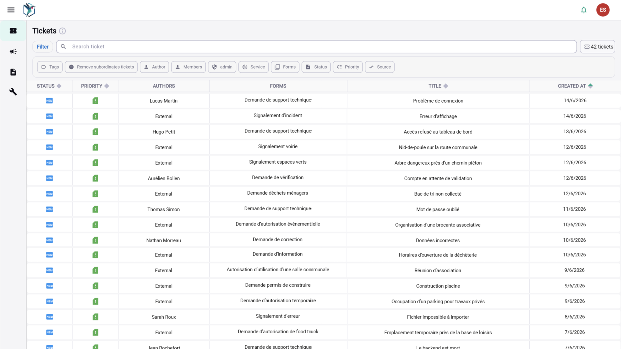 Interface Exalone — vue d'ensemble